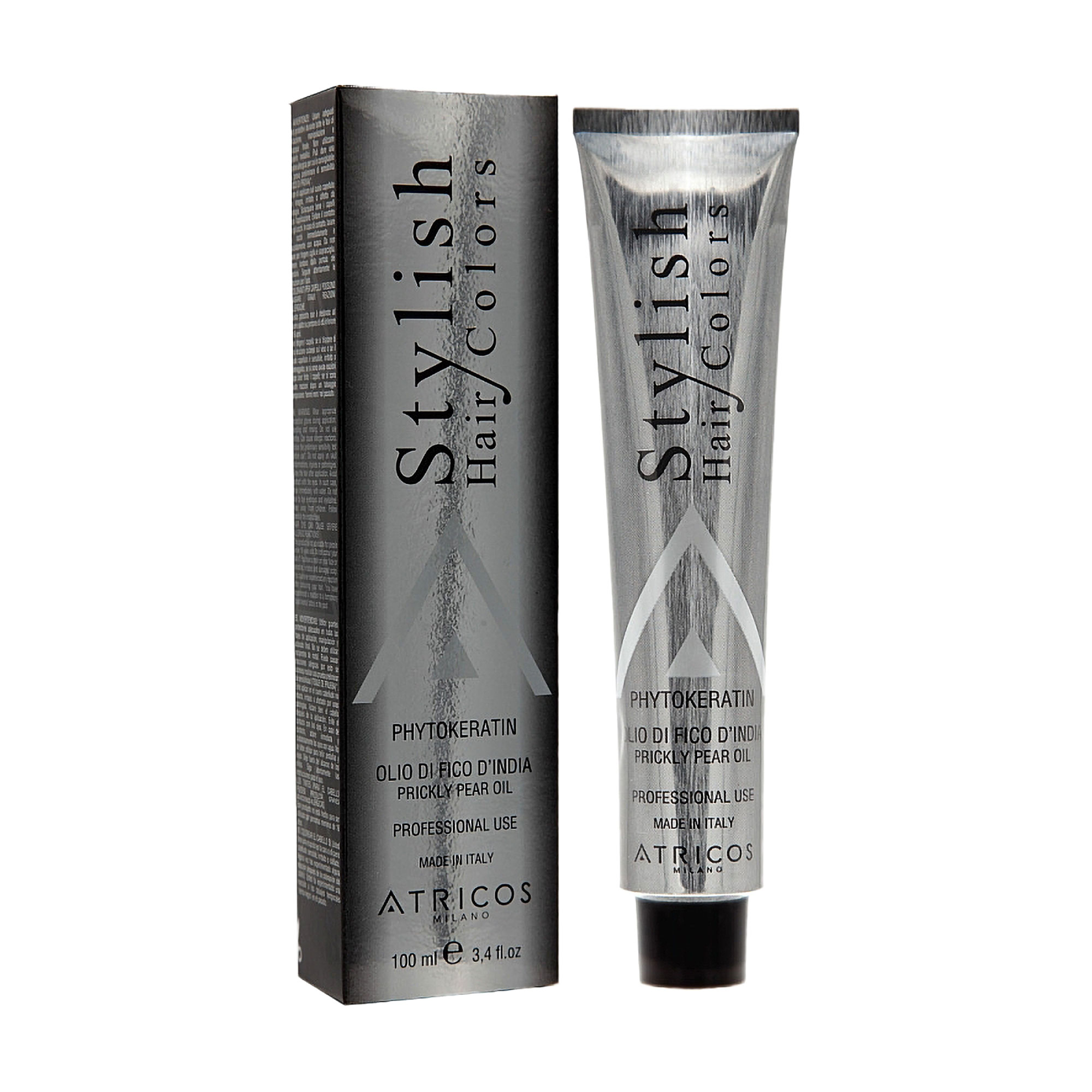 Перманентна крем-фарба для волосся Atricos Milano Stylish Hair Color 4.7 Violet Brown, 100 мл